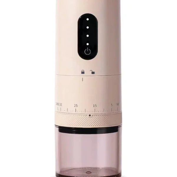 Molino Eléctrico Rosa con Regulador de Molienda Ajustable