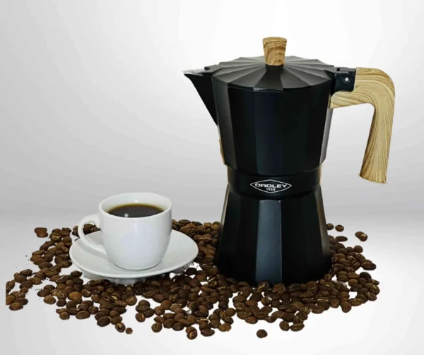 Cafetera Italiana Negra 6 Tazas