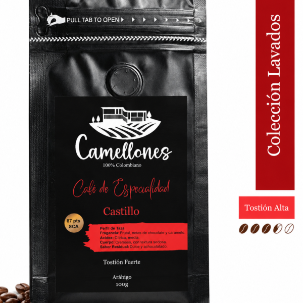 Café Castillo Molido, Tostión Alta de 100g