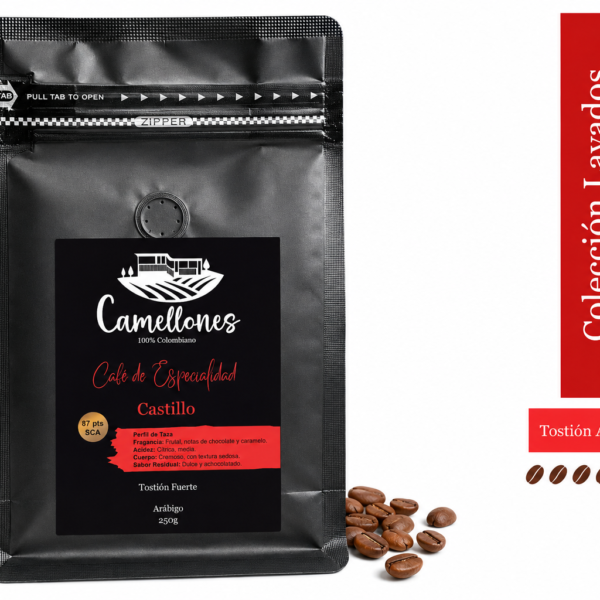 Café Castillo Grano, Tostión Alta de 250g