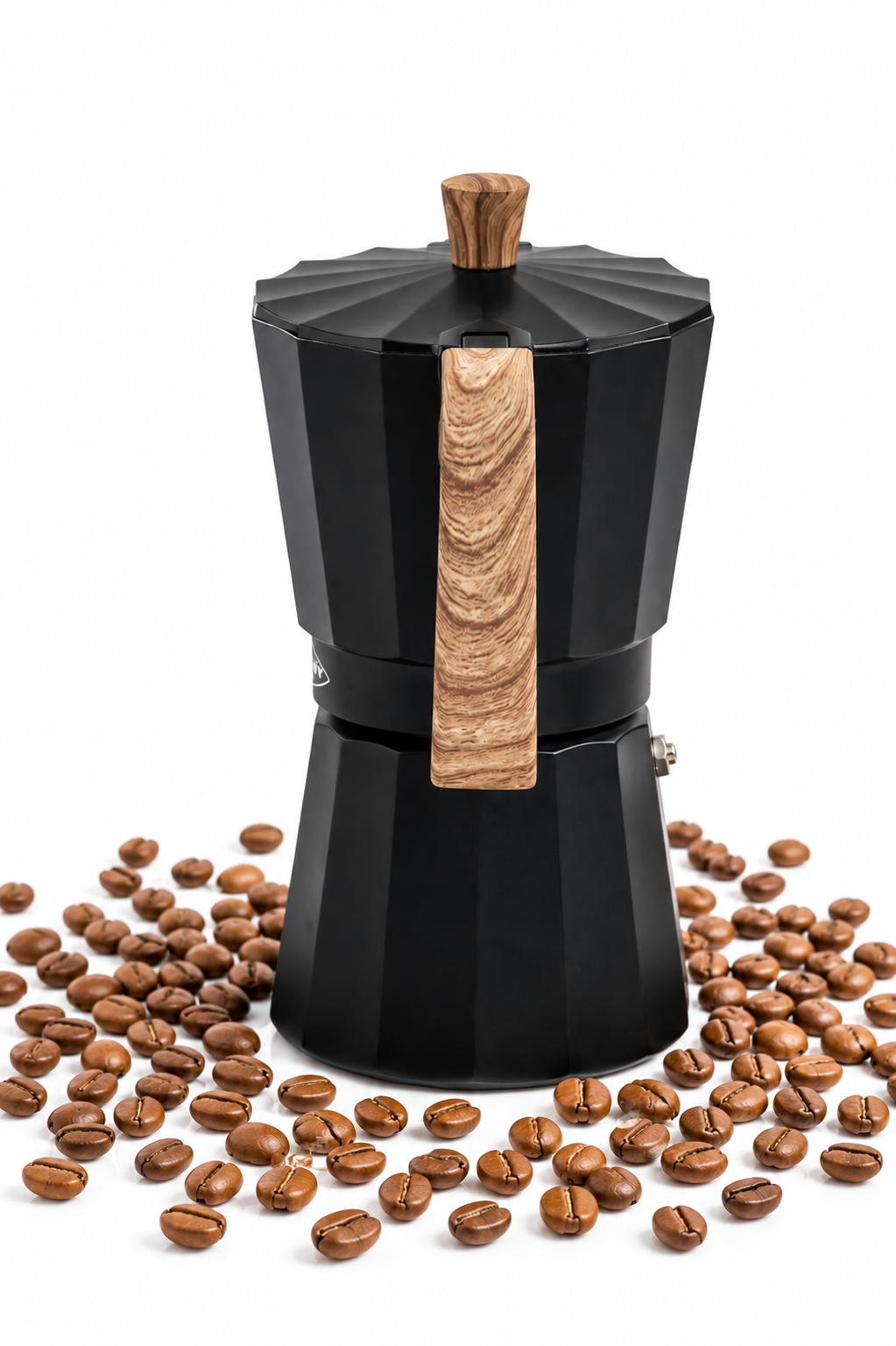 Cafetera Italiana Negra Oroley 1 Taza - Imagen 4