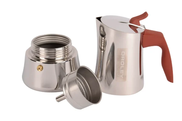 Cafetera Italiana Stilla Acero 2 Tazas - Imagen 2