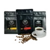 Pack de café molido Camellones de especialidad: descafeinado y espresso de tostión media y fuerte.
