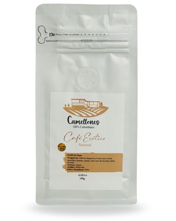 Café Exótico Natural en Grano de 100g