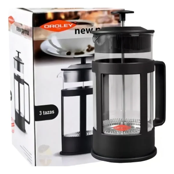 Prensa Francesa Color Negro 350ml - Imagen 4