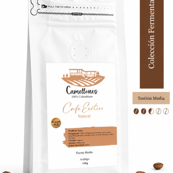 Café Exótico  Natural Molido de 100g