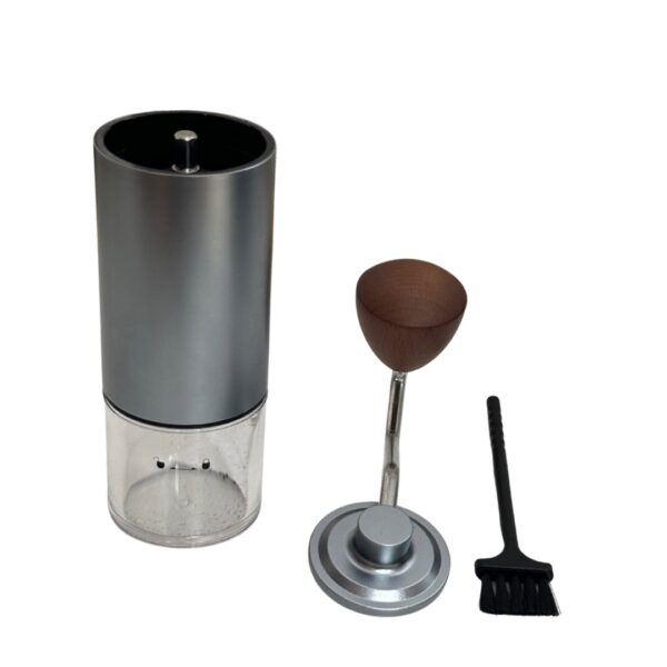 Molino Manual Color Gris Con Molienda Ajustable - Imagen 3