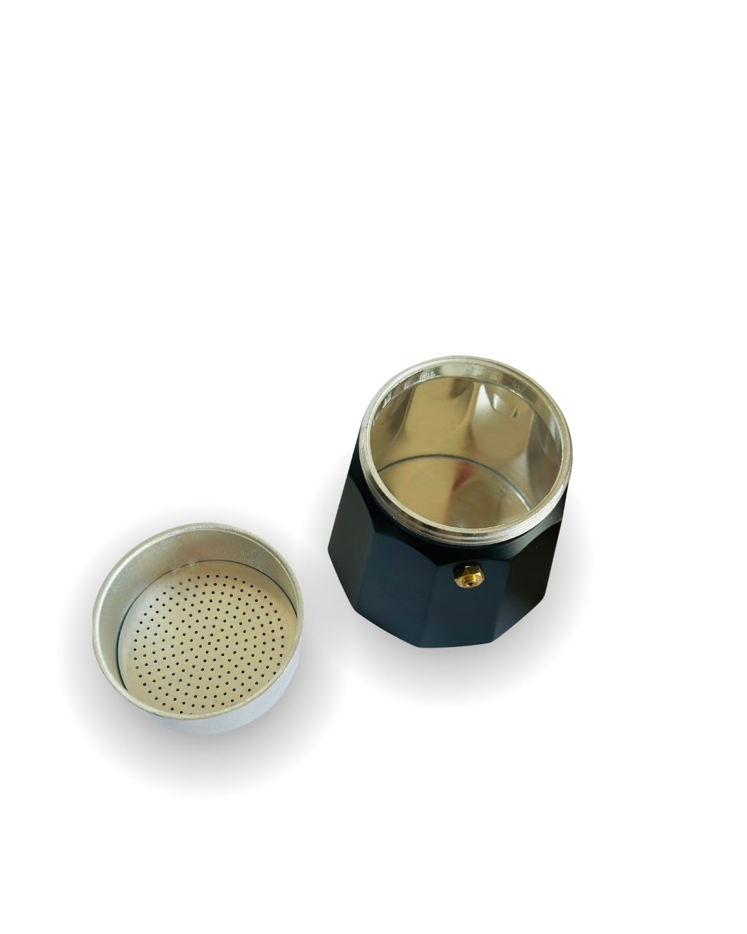 Cafetera Italiana Negra 3 Tazas - Imagen 2