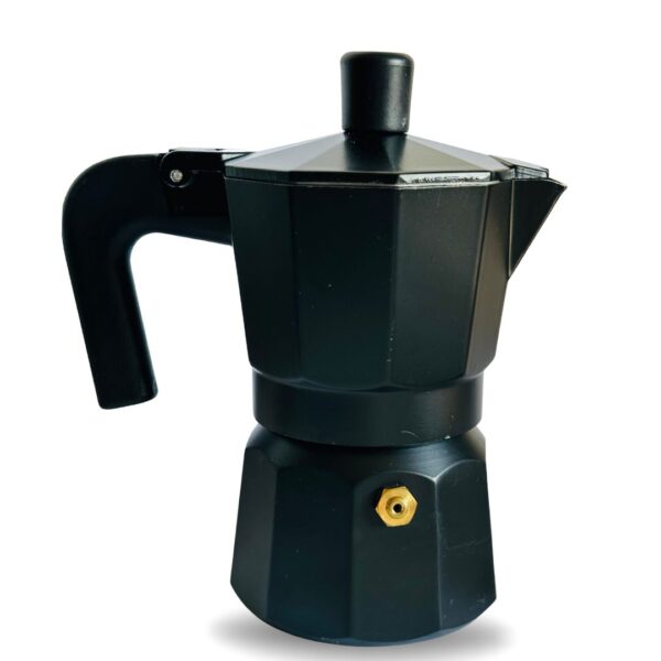 Cafetera Italiana Negra 3 Tazas