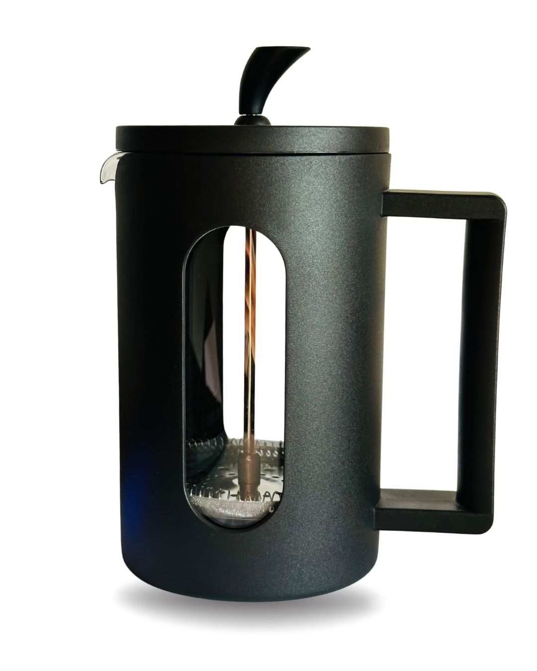 Pack Prensa Francesa de 800ml Negra Con Café Castillo Tostión Fuerte de 100g Molido - Imagen 3