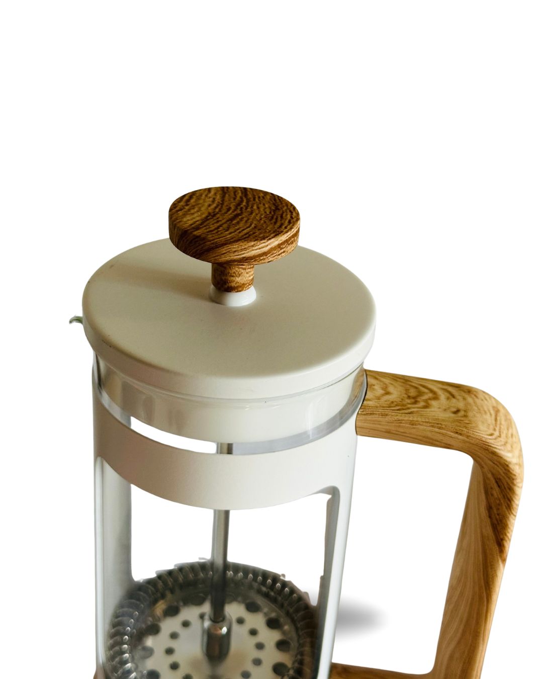 Pack Prensa Francesa de 350mlColor Blanco Con Café Castillo Tostión Fuerte de 100g Molido - Imagen 2