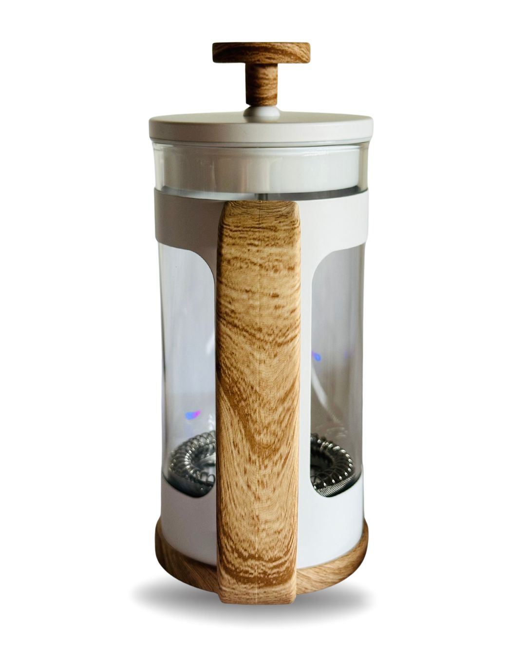 Pack Prensa Francesa de 350mlColor Blanco Con Café Castillo Tostión Fuerte de 100g Molido - Imagen 3