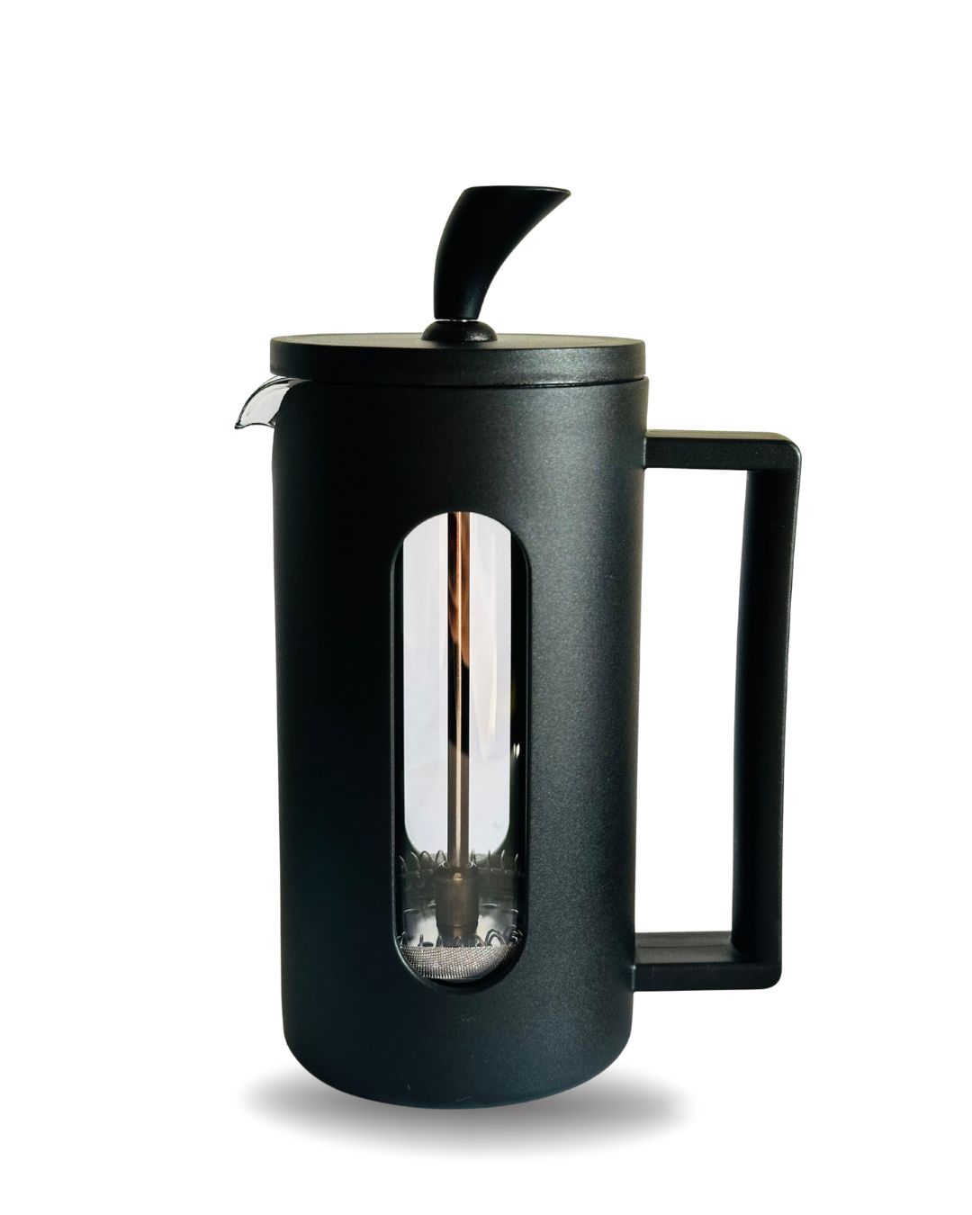 Pack Prensa Francesa de 350ml Negra Con Café Castillo Tostión Fuerte de 100g Molido - Imagen 2