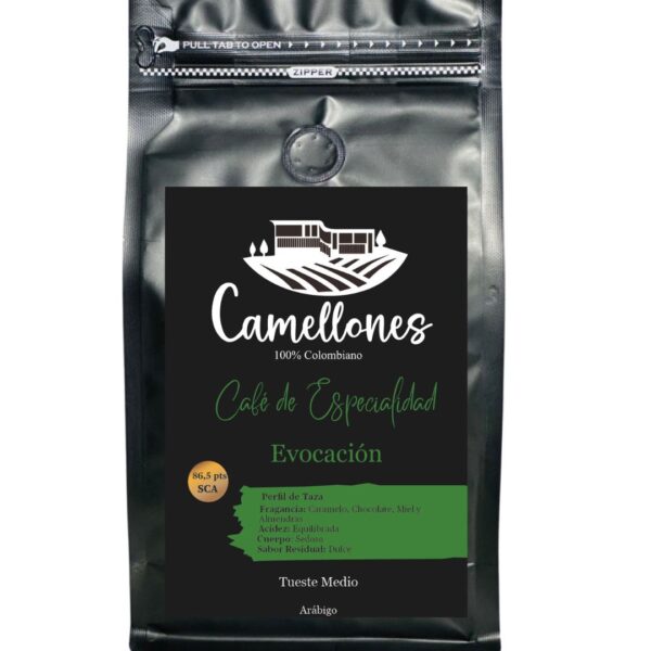 Café Evocación en Grano, Tostión Media de 500g