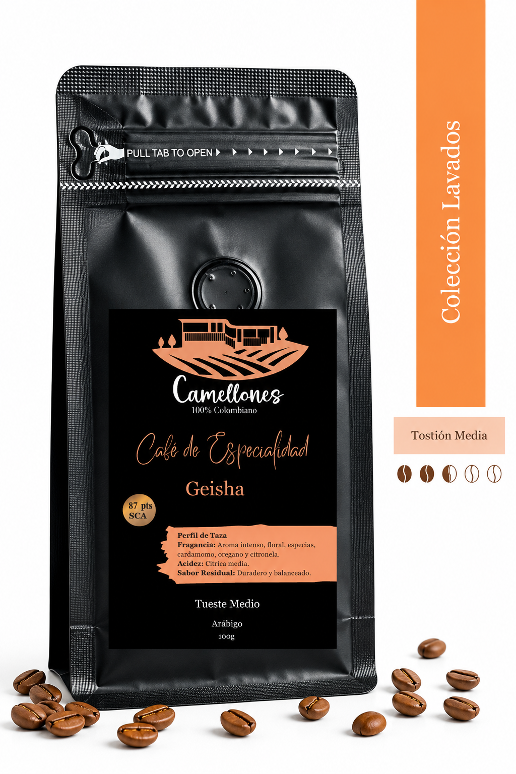 Café Geisha Molido de 100g