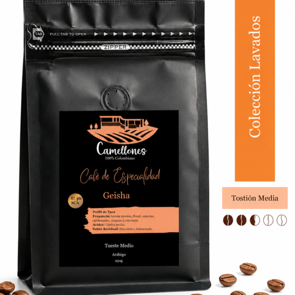 Café Geisha en Grano de 250g