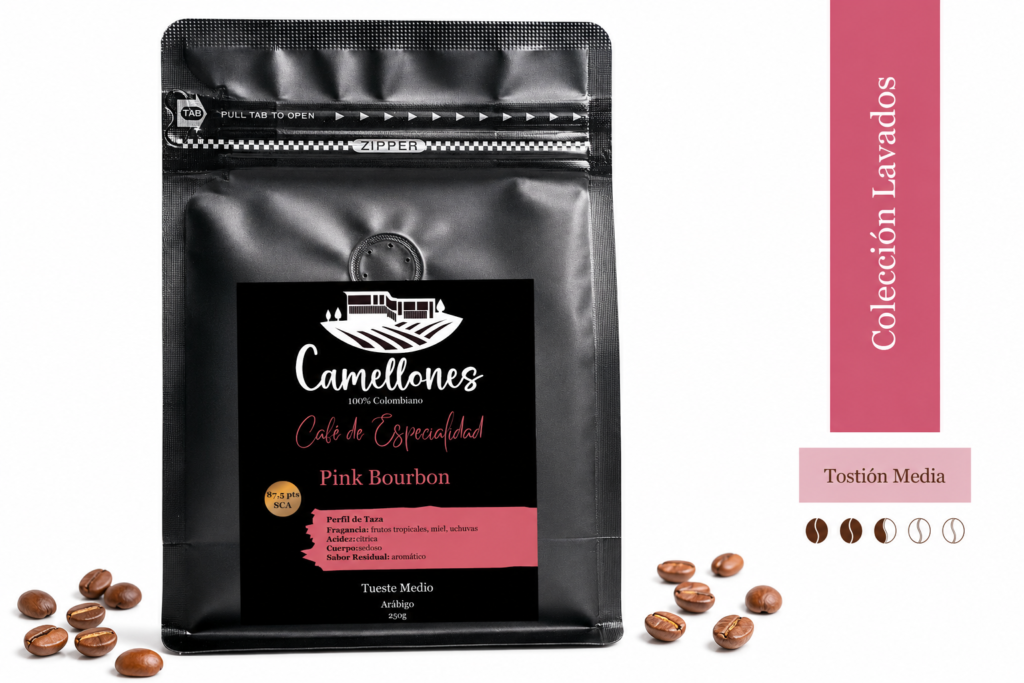 Café Pink Bourbon Grano de 250g