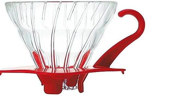 Dripper Tipo V60 Color Rojo