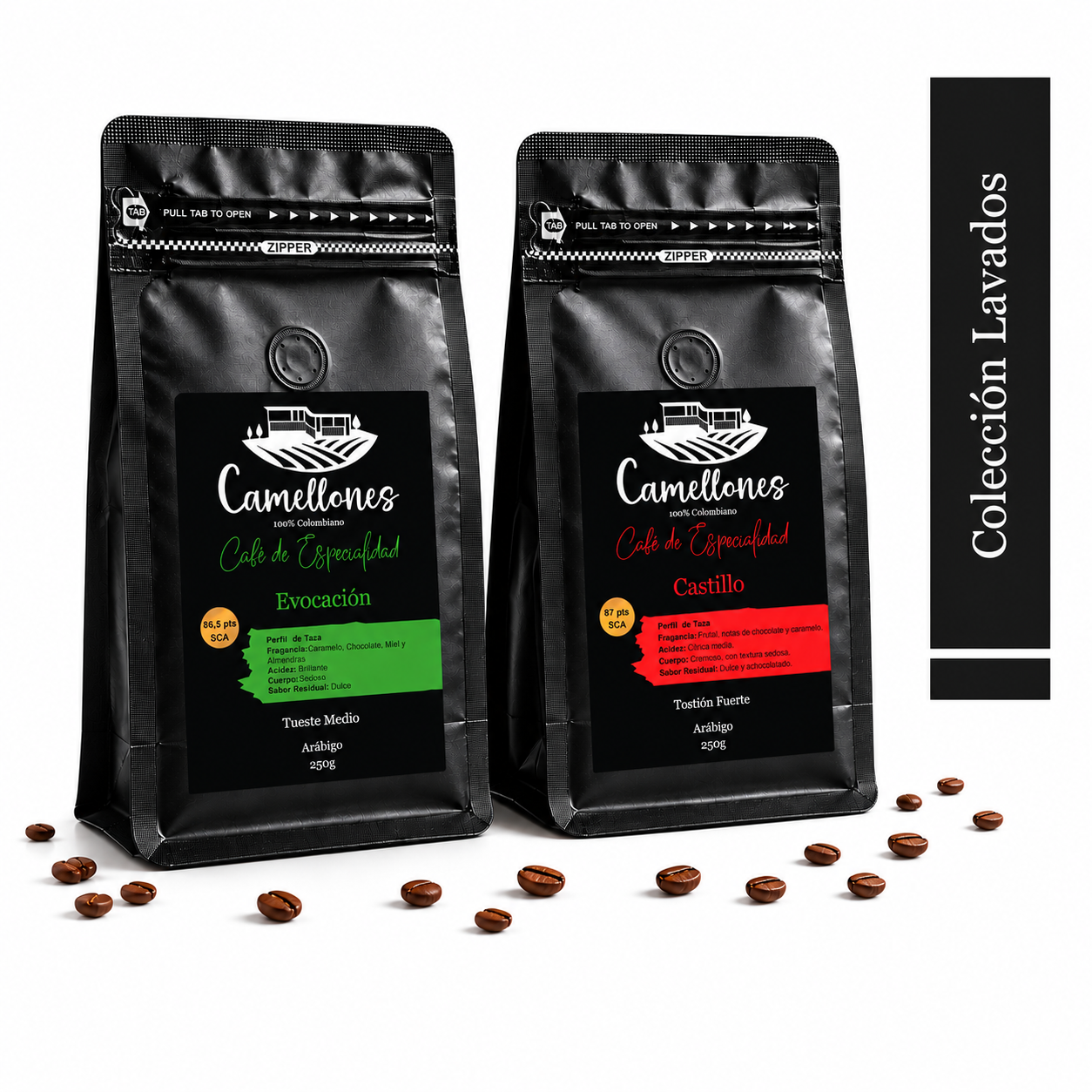 Pack Evocación & Castillo de 250g en Grano