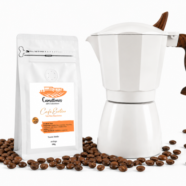 Pack Moka Crema & Café Tabí Ron Mandarina 100g