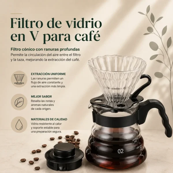 Set V60 con Coffee Server 600 ml